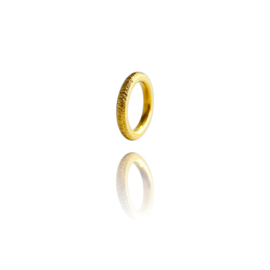 Anillo De Latón Con Baño De Oro De 24k Modelo Liminal Present