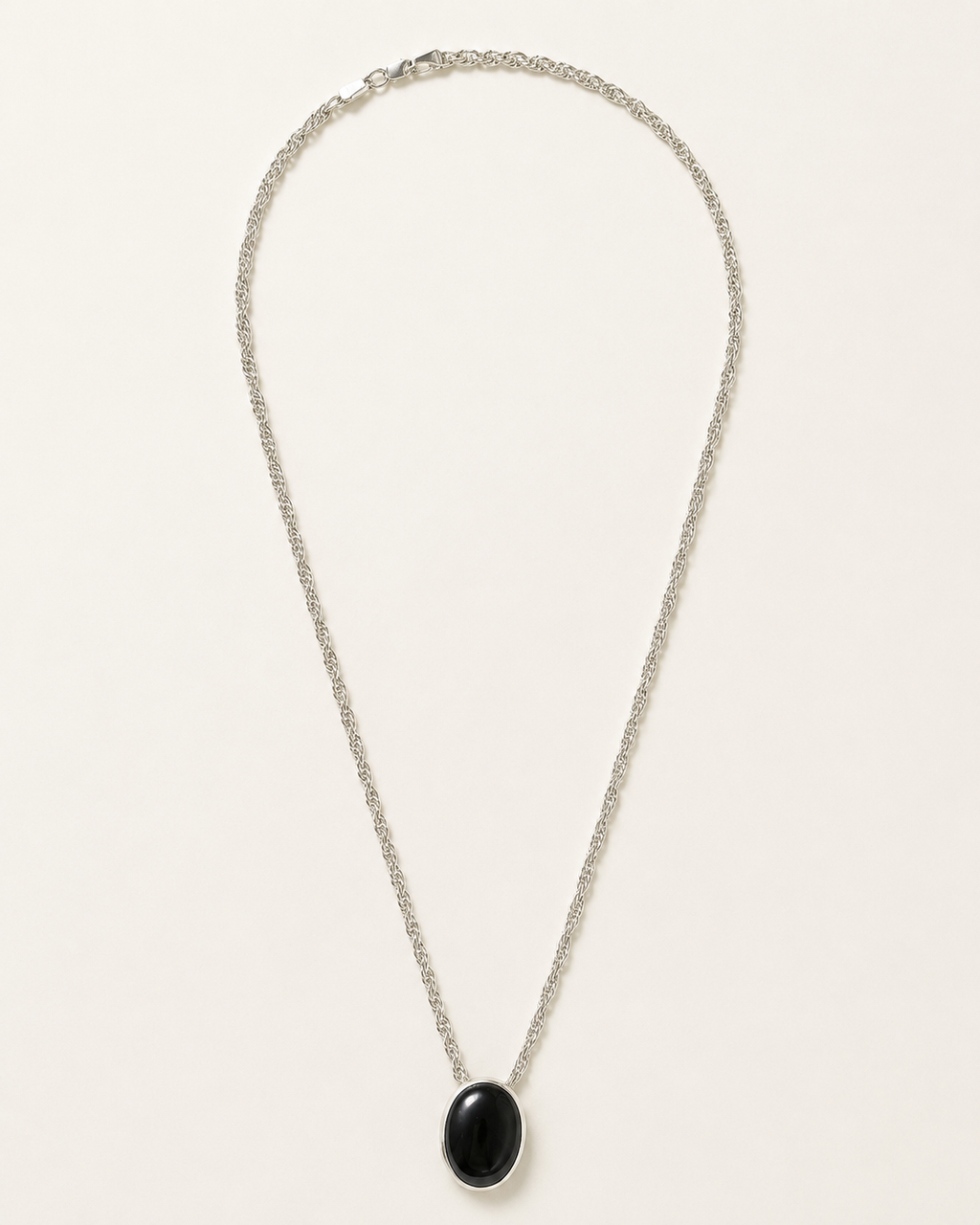 Collar Umbral — Hematita y Plata .925