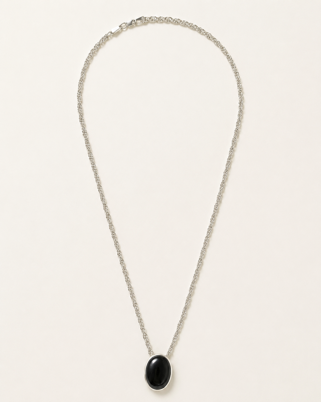 Collar Umbral — Hematita y Plata .925