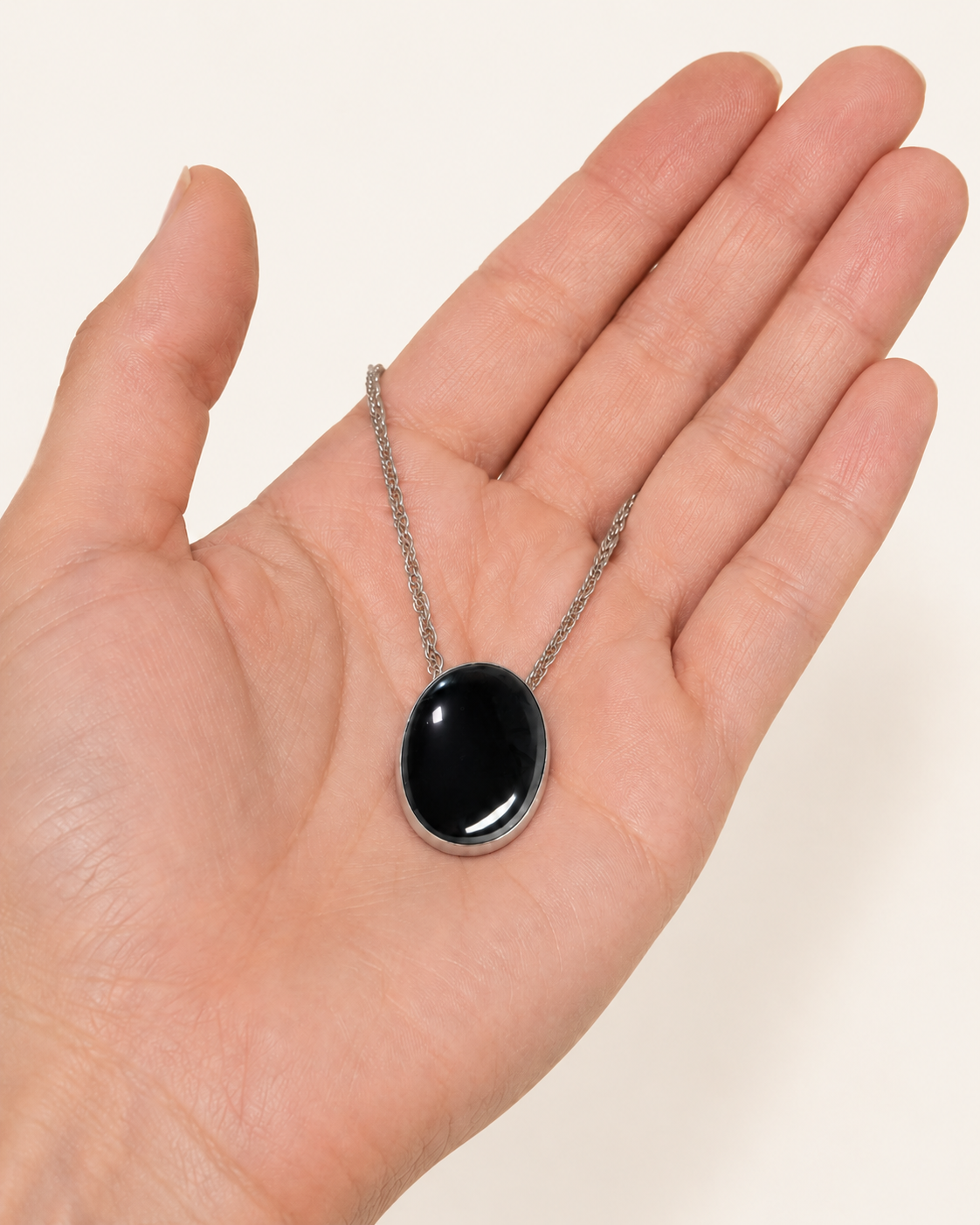 Collar Umbral — Hematita y Plata .925