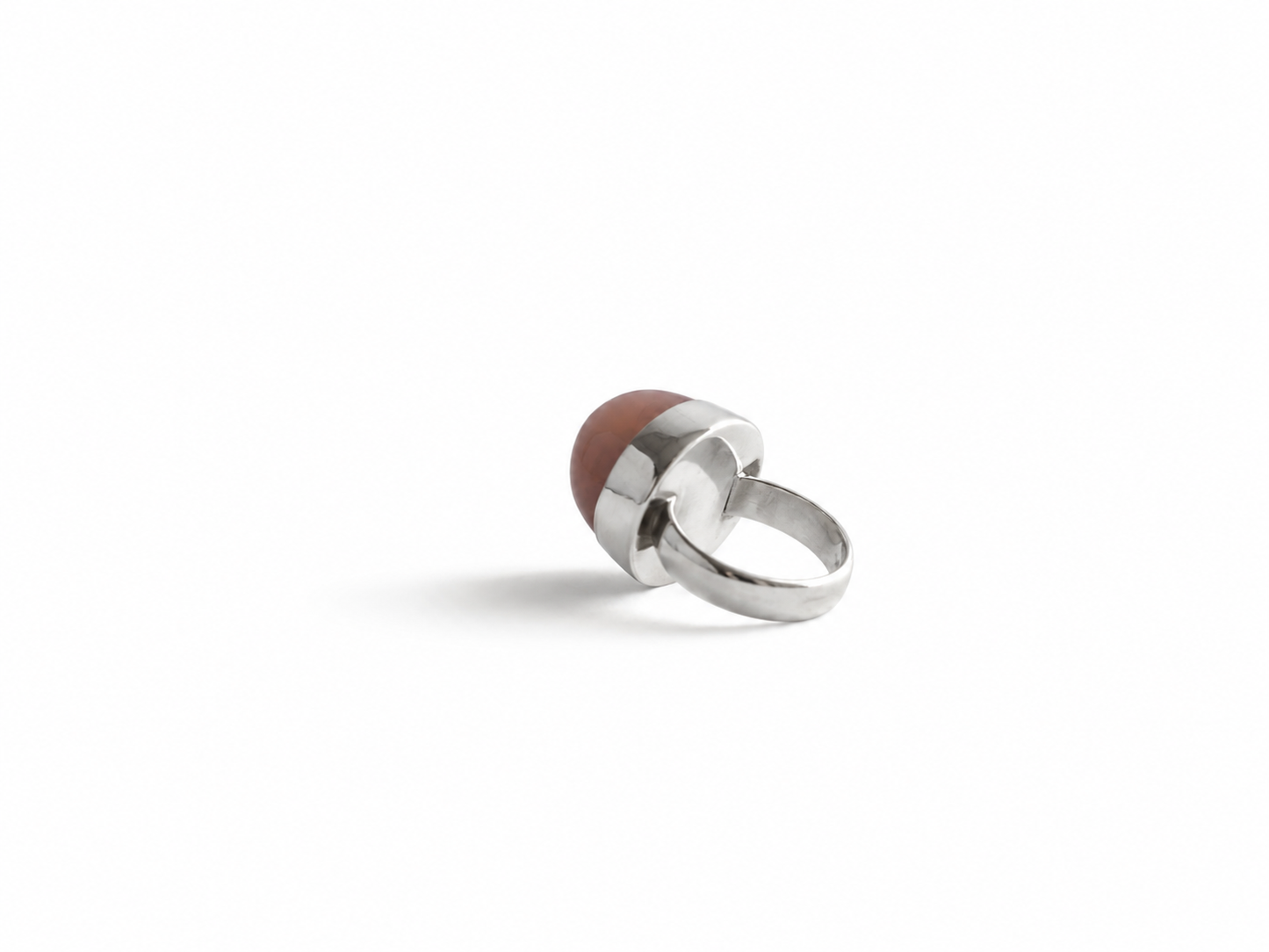 Anillo de Plata y Cuarzo Rosa Modelo Alba9