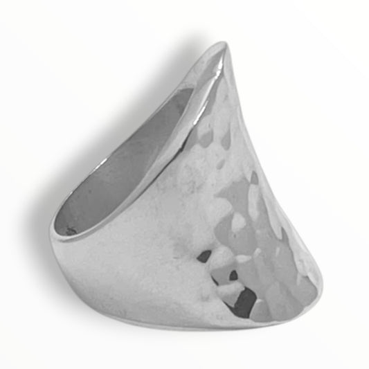 Anillo De Plata Modelo Waves