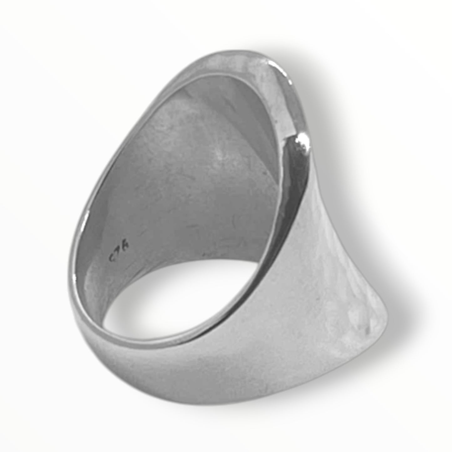 Anillo De Plata Modelo Waves